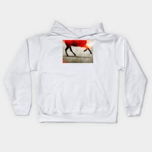 TROT; Horse as GRACEFUL DANCER Kids Hoodie